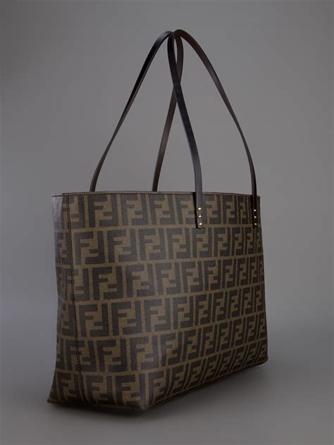 fendi monogram tote bag|fendi monogram shopper tote.